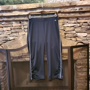 Reebok Athletic Black Track Work Out Pants